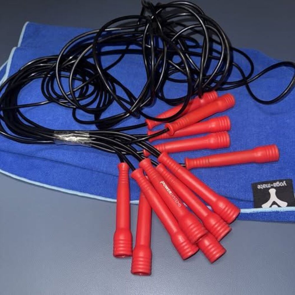 6 Power Systems Jump Ropes Red And Black